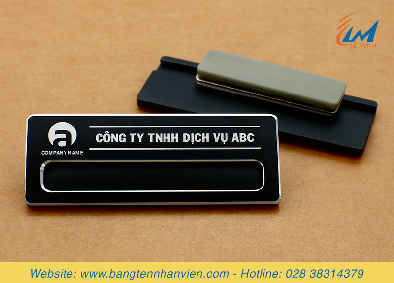 bảng tên thay tên nhôm bt10 khắc laser