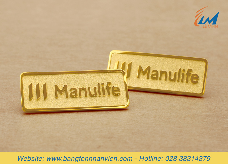 huy hiệu logo cài áo đồng đúc khuôn mạ vàng