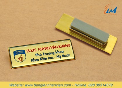 Biển tên nhân viên Hoa Sen Group