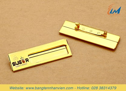 Thẻ tên, bảng tên đeo áo manager