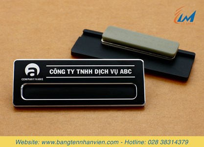 Bảng tên nam châm thay tên