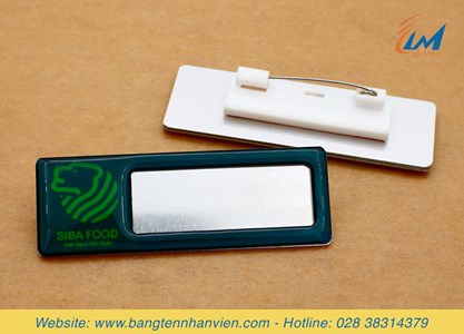 Thẻ cài áo thay tên, bảng tên thay tên Nutifood