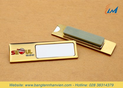 Thẻ tên cài áo mỳ cay Seoul