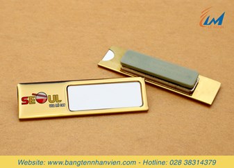 Thẻ tên cài áo mỳ cay Seoul