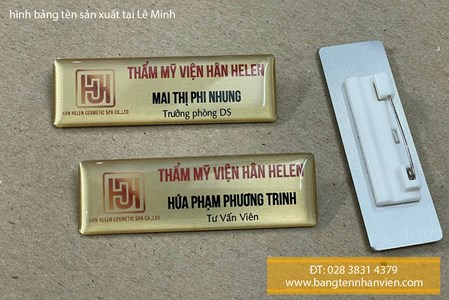 Bảng tên nhân viên KFC